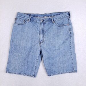 Levi's 505 Shorts 42 Mens Light Wash Denim Regular Fit Casual Summer Dad Core